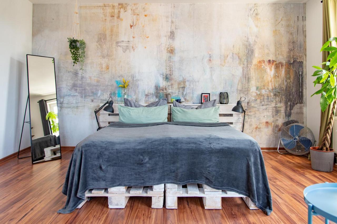 Industriecharme Apartment - Nespresso, Netflix, Wifi, Zentral, Messe Κέμνιτς Εξωτερικό φωτογραφία